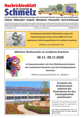 Mädchen Wochenende Im Landkreis Saarlouis 06.11.-08.11.2020