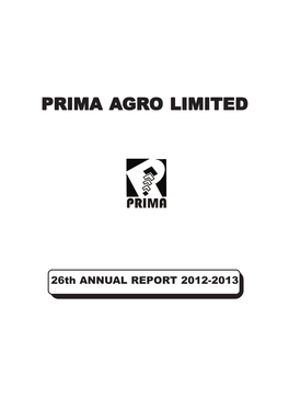 Prima Agro Limited O Limited