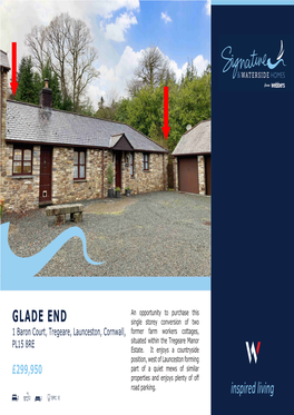 Glade End, 1 Baron Court, Tregeare. Details December 2020