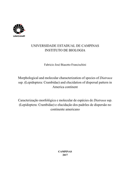 Universidade Estadual De Campinas Instituto De Biologia