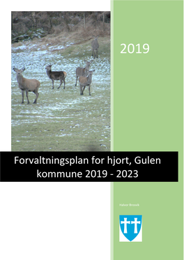 Forvaltningsplan for Hjort, Gulen Kommune 2019 - 2023