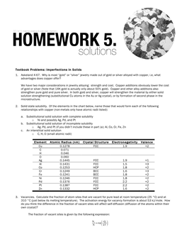Homework 5 Solutions