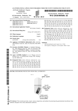 WO 2018/005606 Al 04 January 2018 (04.01.2018) W !P O PCT