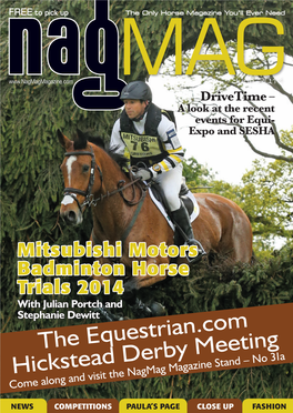 The Equestrian.Com Hickstead Derby Meeting Come Along and Visit the Nagmag Magazine Stand – No 31A