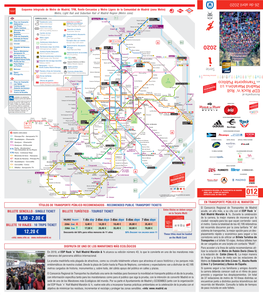 1,50 - 2,00 € De La Carrera, La Mejor Manera De Moverse Por La Ciudad –Excepto Para Los Que Vayan Corriendo– Será BILLETE 10 VIAJES · 10 TRIPS TICKET El Metro