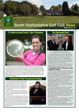 South Staffordshire Golf Club News Winter 2013/14
