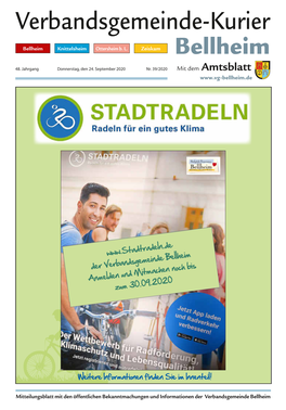 Amtsblatt 39 2020.Pdf