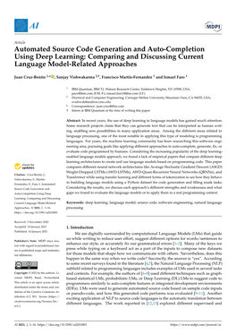 Automated Source Code Generation and Auto-Completion Using Deep Learning: Comparing and Discussing Current Language Model-Related Approaches