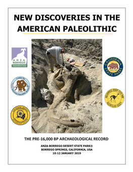 New Discoveries in the American Paleolithic