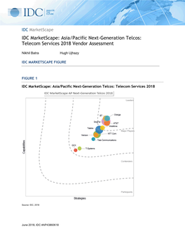 IDC Marketscape: Asia/Pacific Next-Generation Telcos: Telecom Services 2018 Vendor Assessment