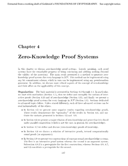 Zero-Knowledge Proof Systems