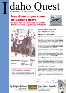 Issu D'une Propre Soeur De Dancing Brave