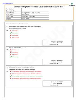 Download Question Paper