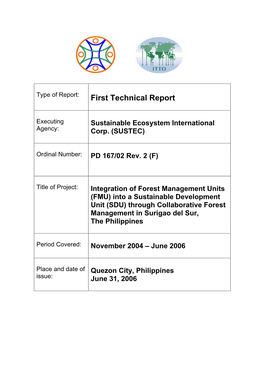 1St Technical Report 2006