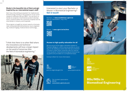 Bsc/Msc in Biomedical Engineering