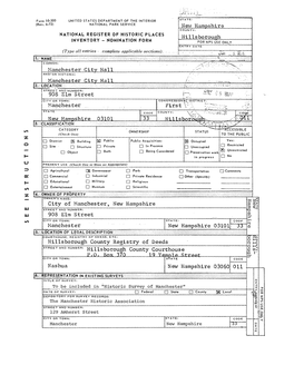 City of Manchester, New Hampshire 908 Elm Street Manchester New