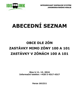 Abecední Seznam