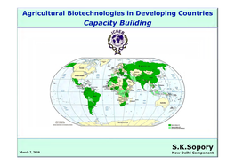 Agricultural Biotechnologies in Developing Countries: Capacity