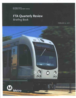 Fta Quarterly Review, Briefing Book