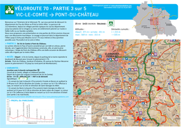 VARIANTES : &gt; PROFIL DU PARCOURS