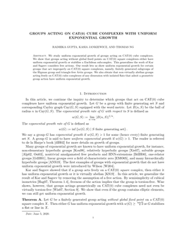 Groups Acting on Cat(0) Cube Complexes with Uniform Exponential Growth