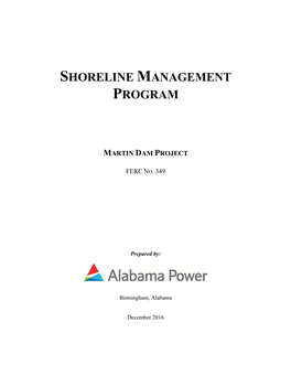 Shoreline Management Program