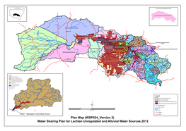 Water Sharing Plan for Lachlan Unregulated and Alluvial Water Sources 2012