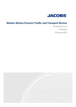 Rhodes Station Precinct Traffic and Transport Review Canada Bay Council Final Report 6 December 2016