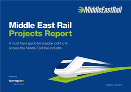 Middle East Rail Projects Report