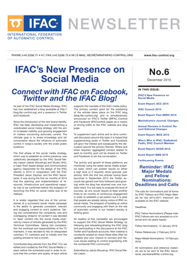 IFAC's New Presence on Social Media