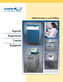 VWR Circulators and Chillers