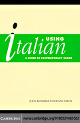 Using Italian