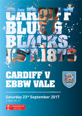 Cardiff V Ebbw Vale