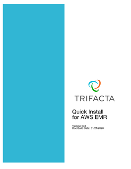 Quick Install for AWS EMR