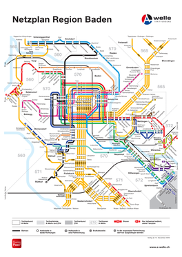 Netzplan Region Baden