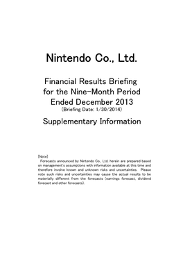 Nintendo Co., Ltd