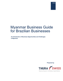Myanmar Business Guide for Brazilian Businesses
