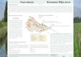 Kromme Rijn Area Fact Sheet