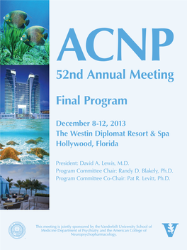 52Nd Annual Meeting