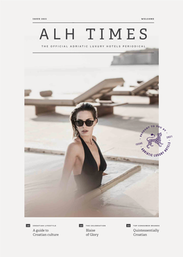ALH TIMES the Official Adriatic Luxury Hotels Periodical