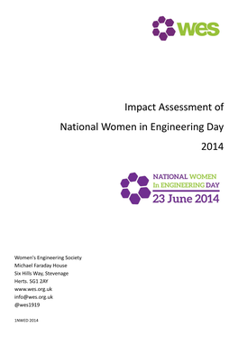 Impact Assessment of National Women in Engineering Day 2014