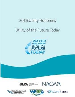 2016 Utility Honorees Utility of the Future Today