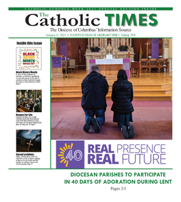 Diocesan Parishes to Participate in 40 Days Of