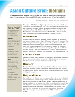 Asian Culture Brief: Vietnam