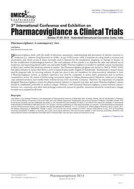 Pharmacovigilance & Clinical Trials