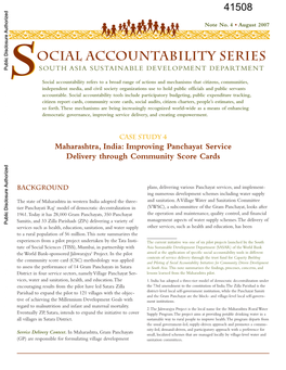 Ocial Accountability Series