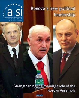 Kosovo's New Political Leadership