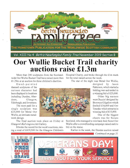 Oor Wullie Bucket Trail Charity