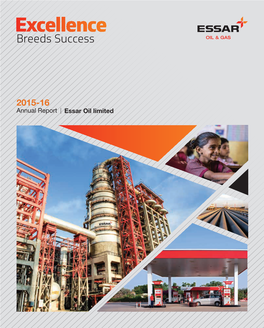 Nayara Energy Limited Annual Report 2015-16