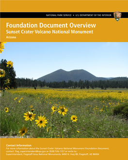 Sunset Crater Volcano National Monument Foundation Document